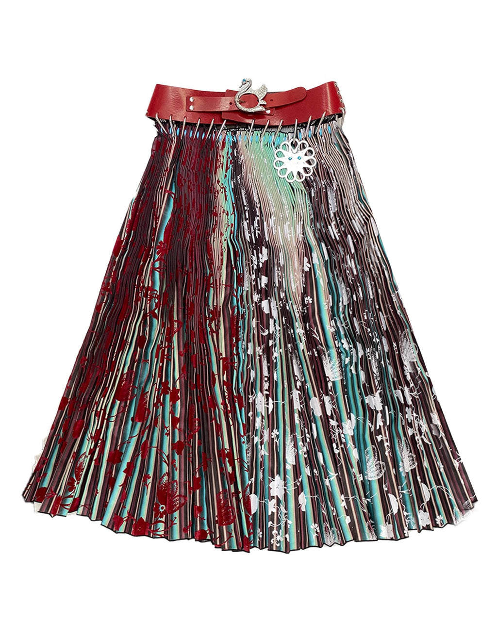 Heather Carabiner Midi Skirt