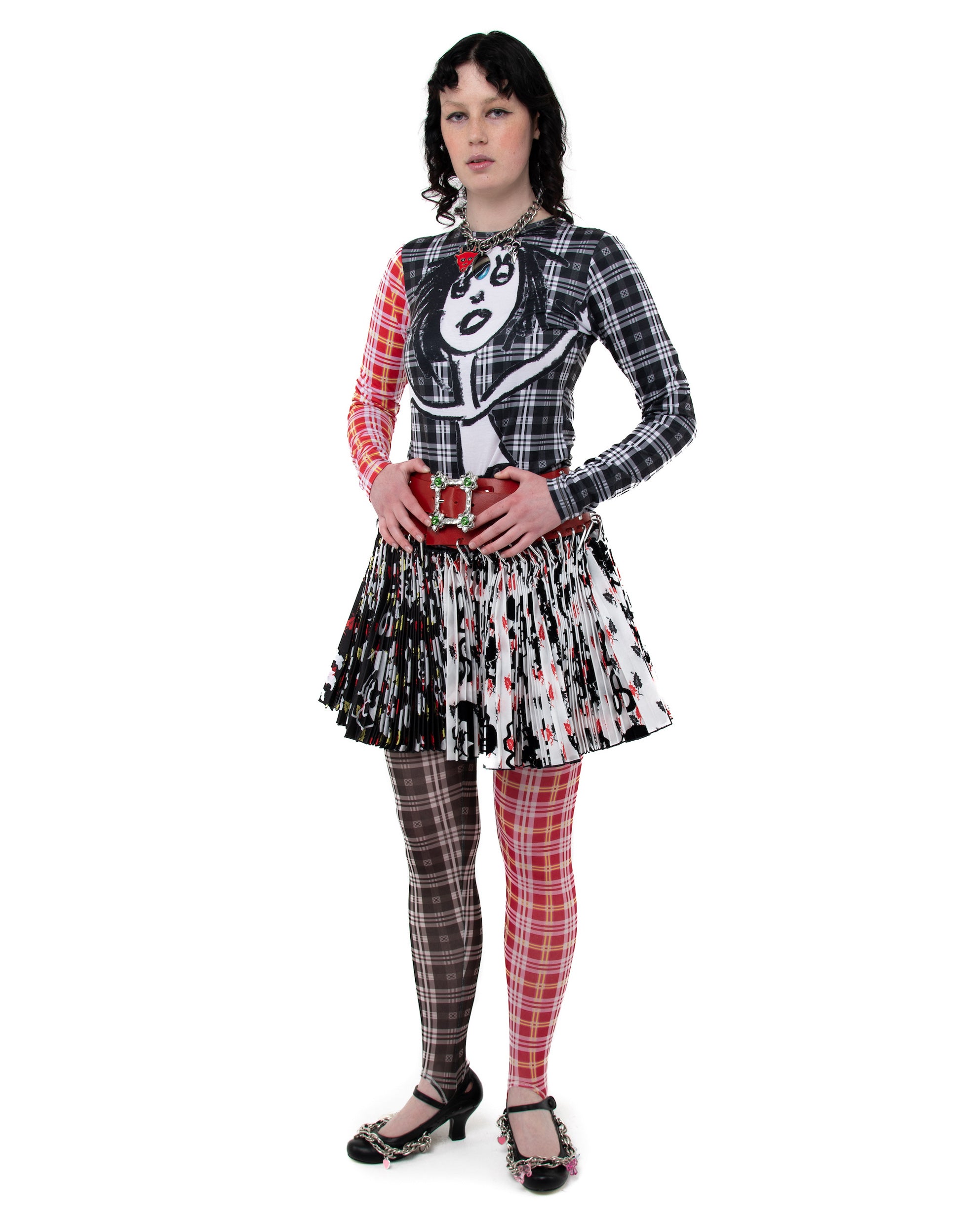 EXCLUSIVE Rain Carabiner Mini Skirt