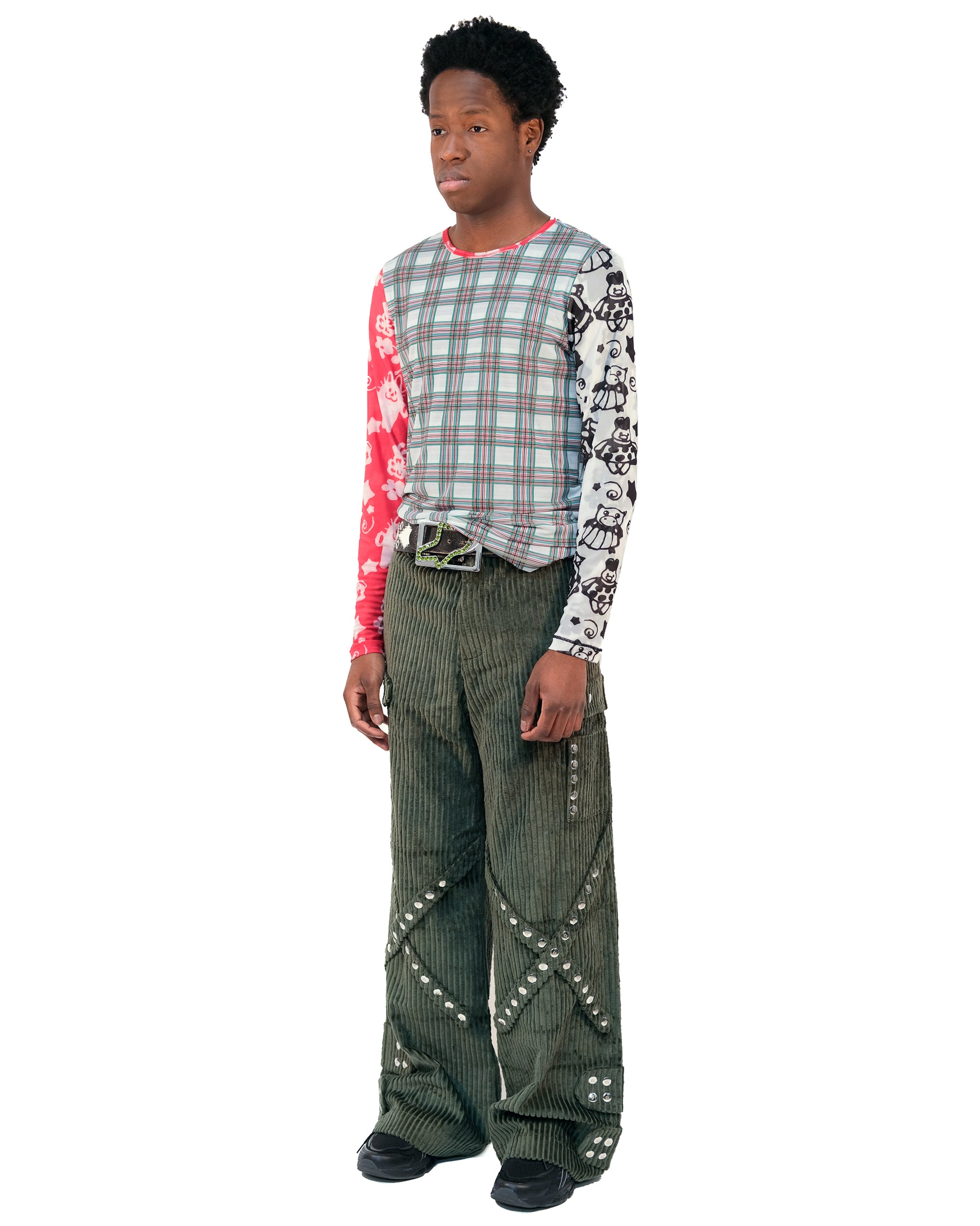 Men's Plaid Palooza Mesh Top