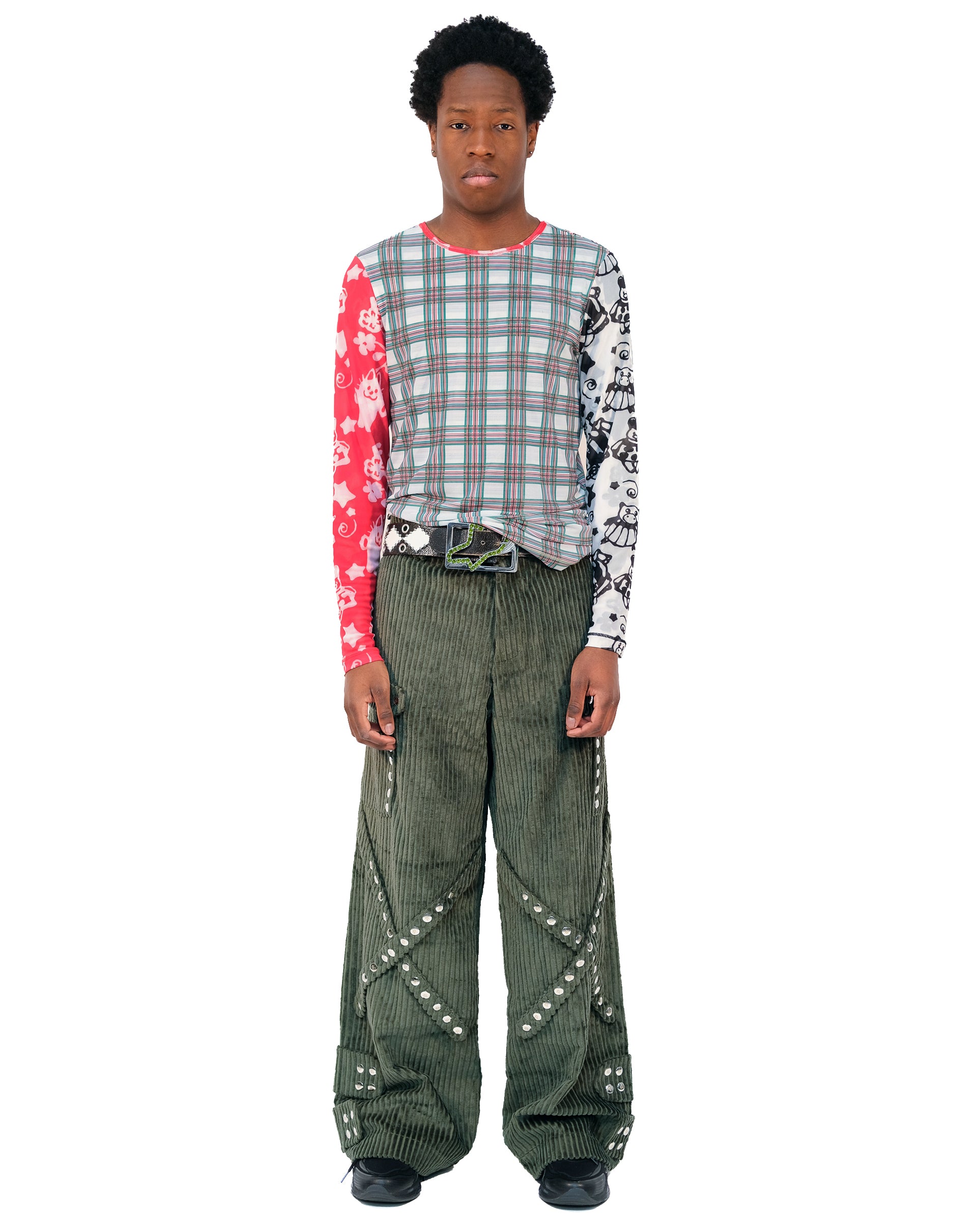 Men's Plaid Palooza Mesh Top