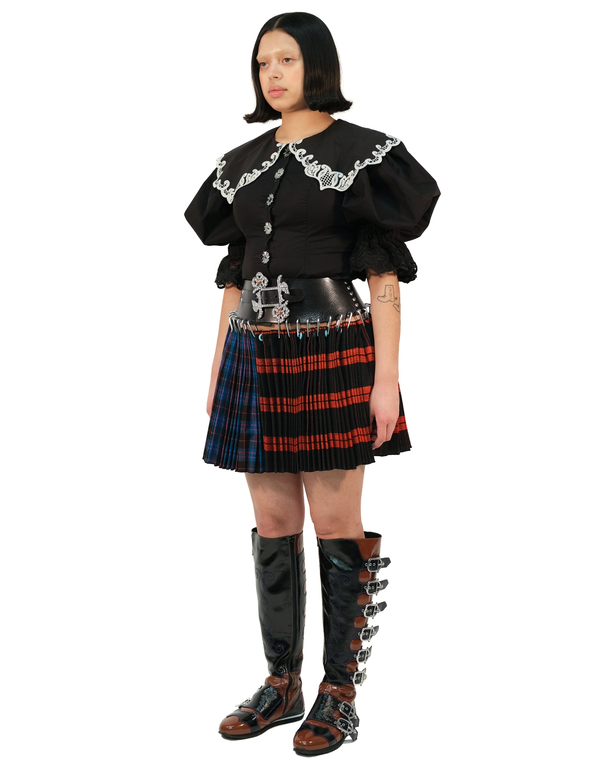 Meribel Folkloric Mini Carabiner Skirt