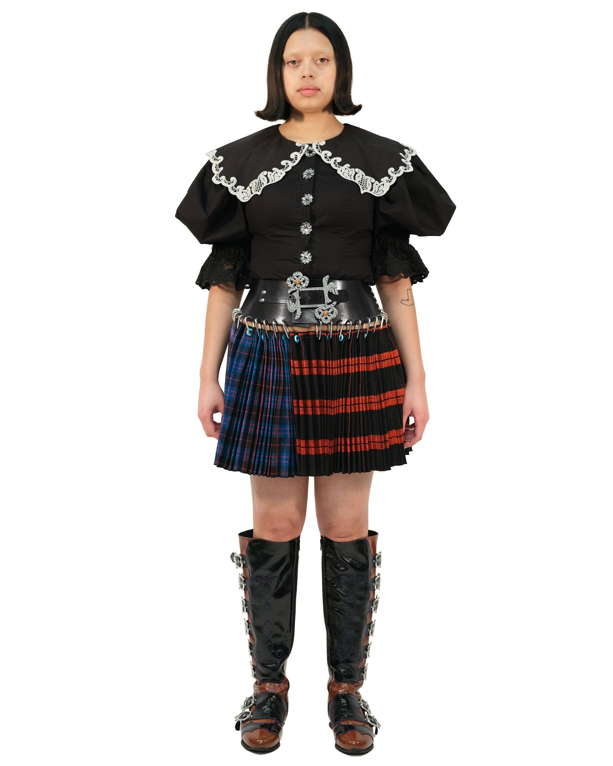 Meribel Folkloric Mini Carabiner Skirt