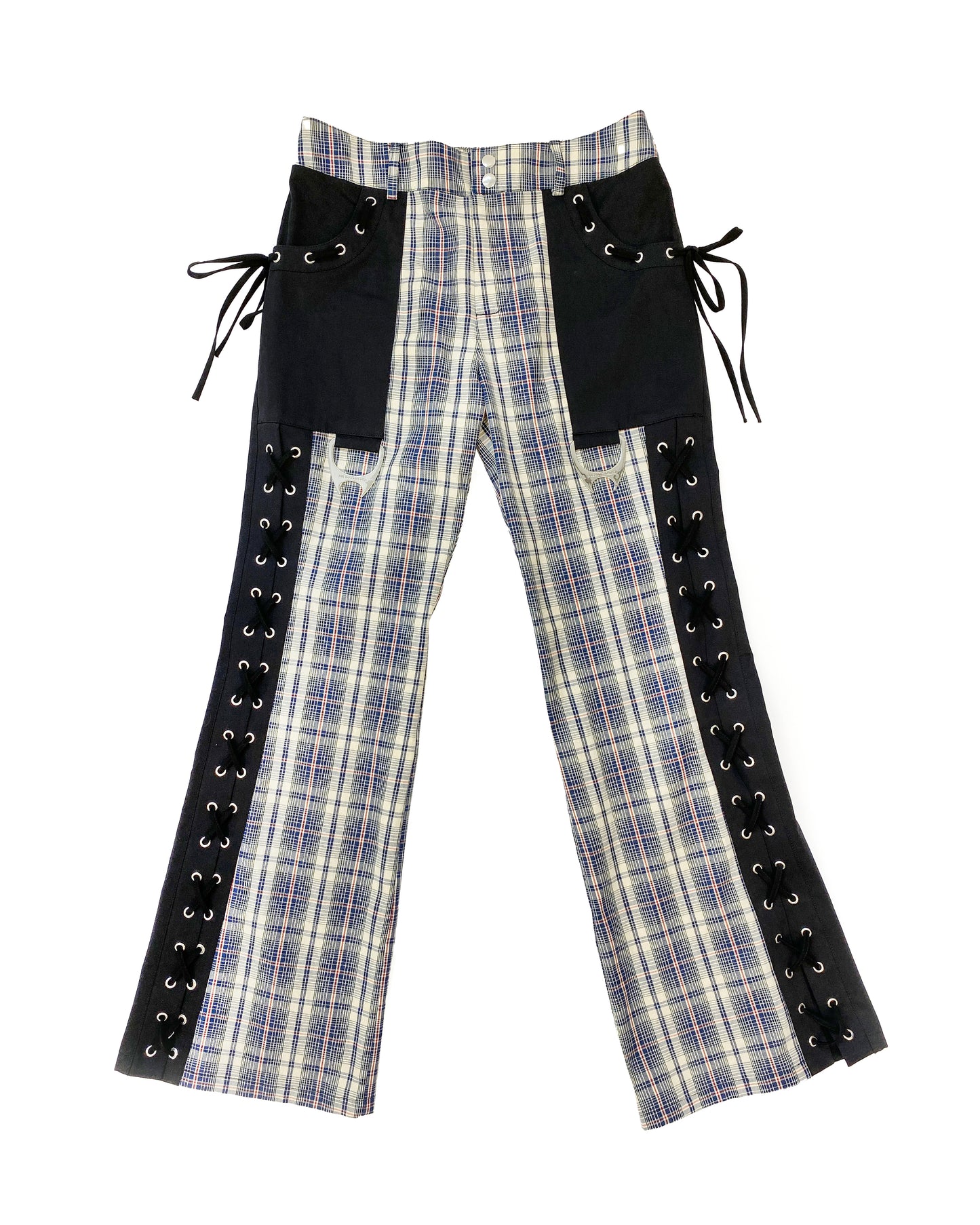 Collage Tartan Trousers