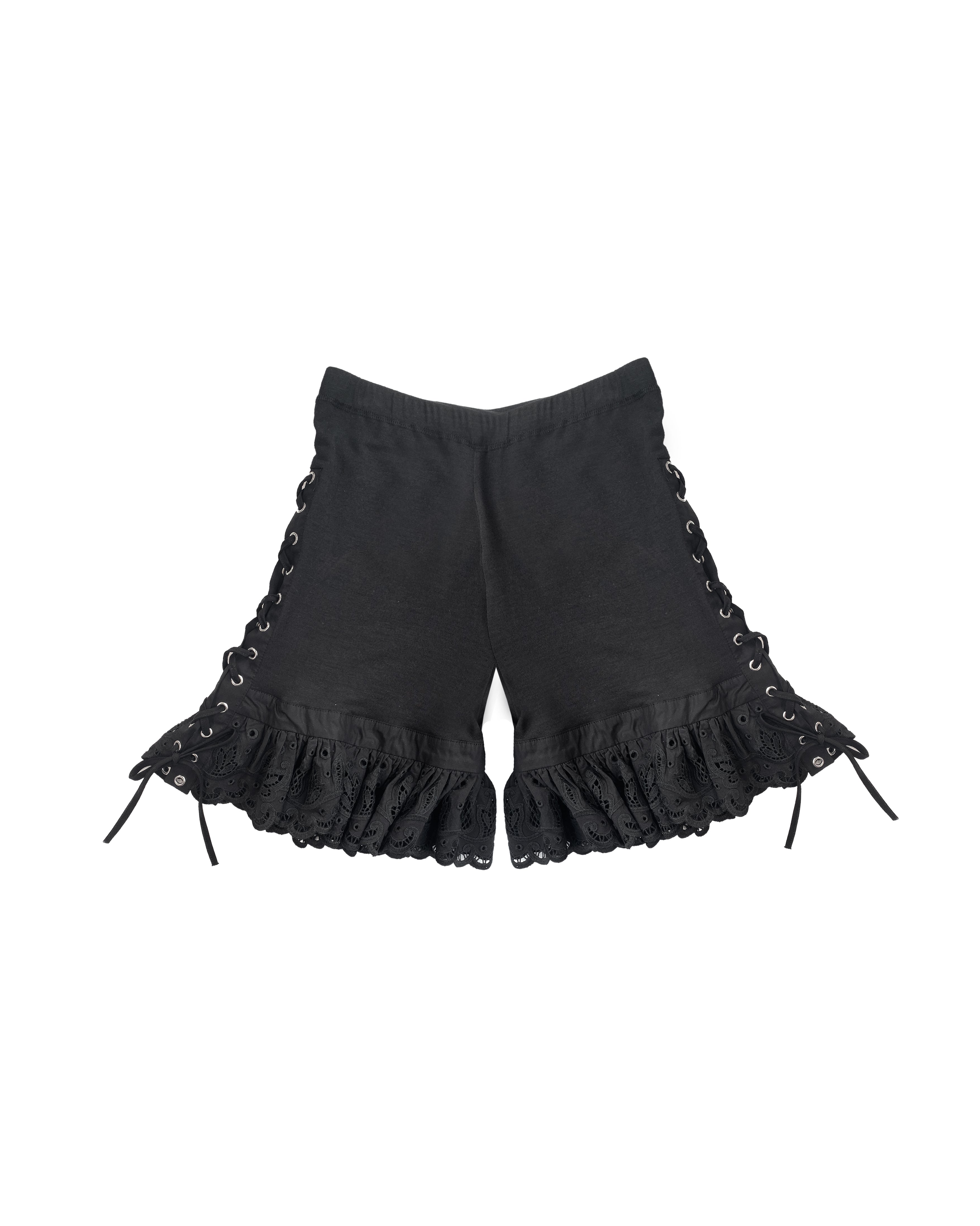 Pull Up Shorts Black