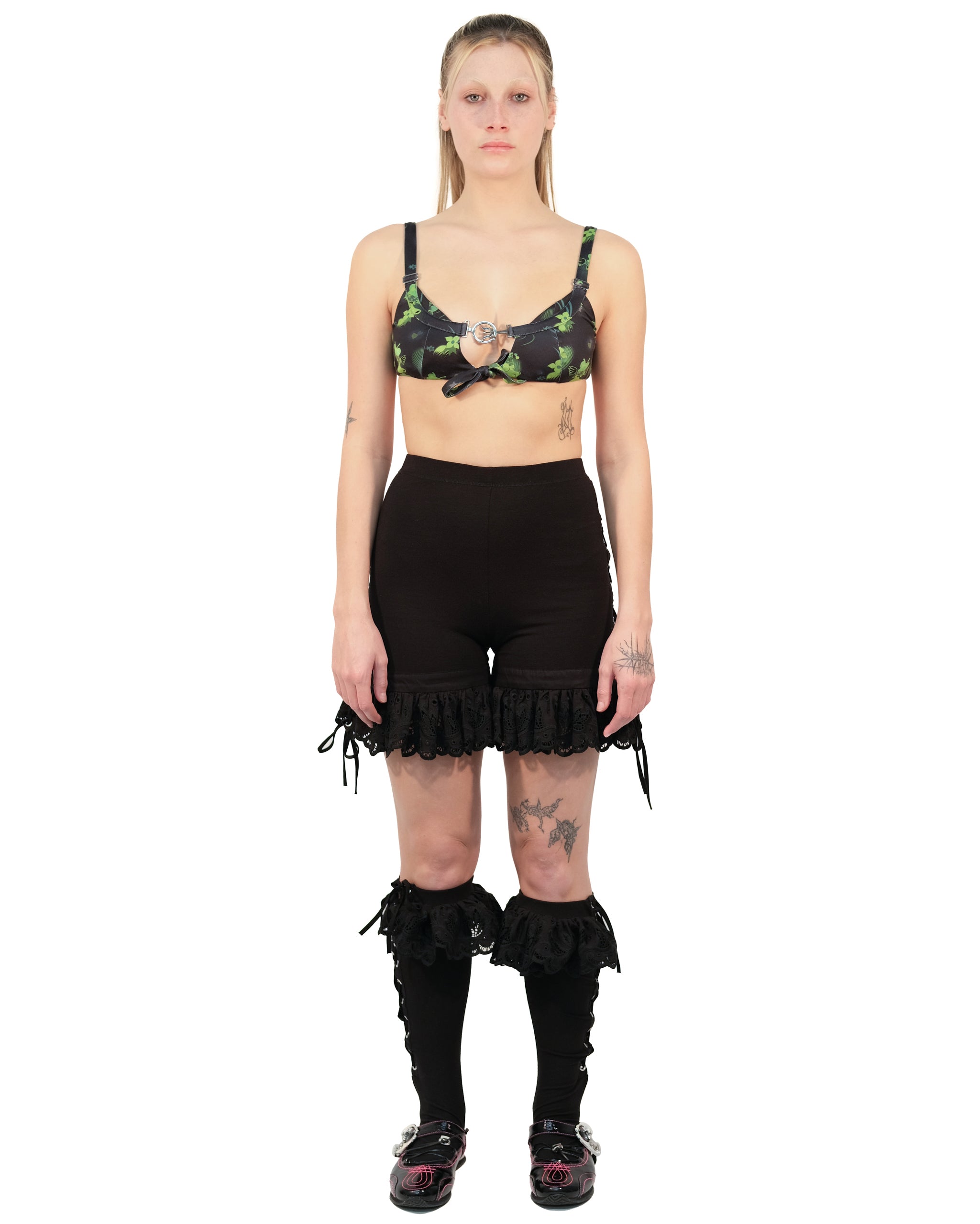 Pull Up Shorts Black