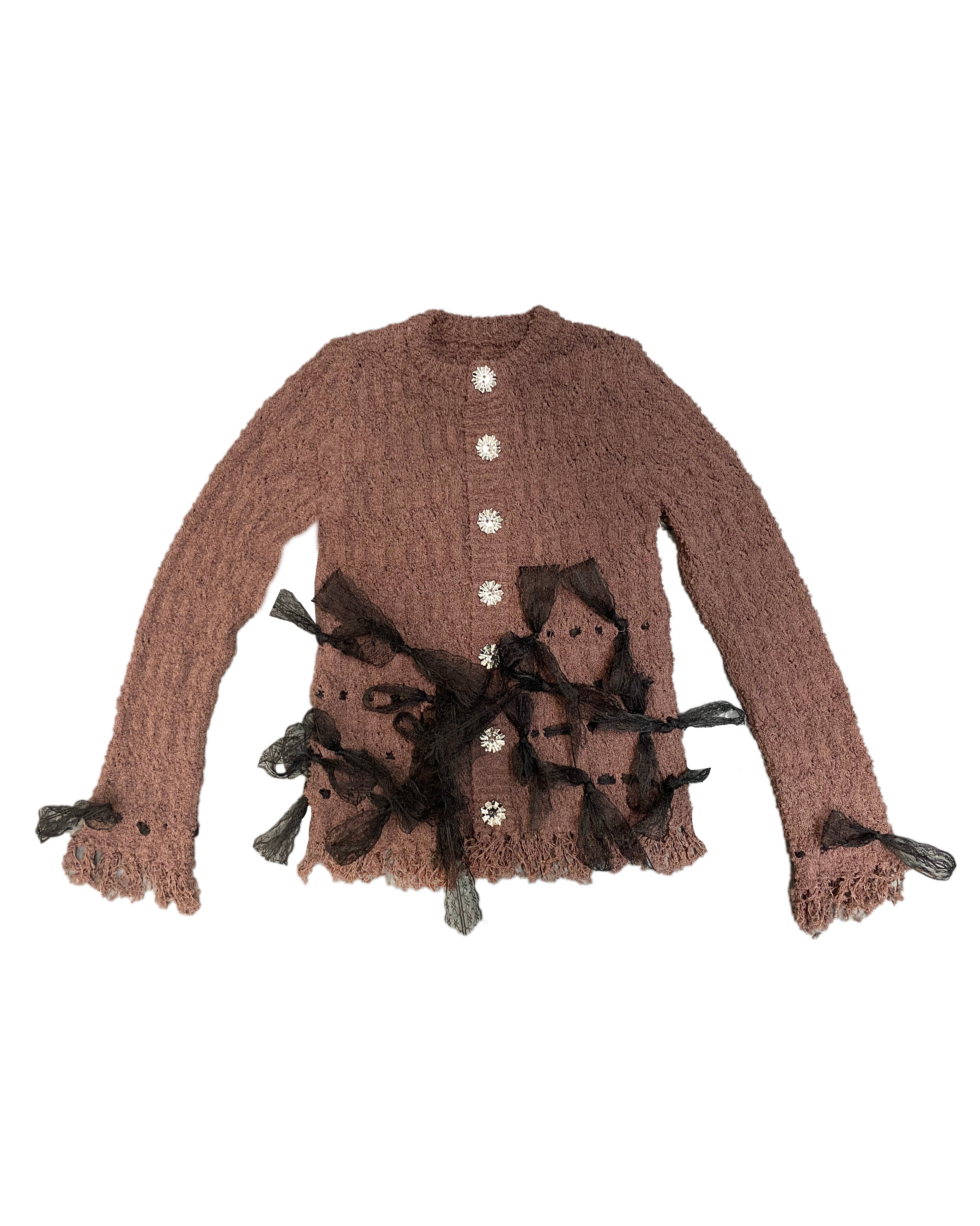 Lace Bow Cardigan