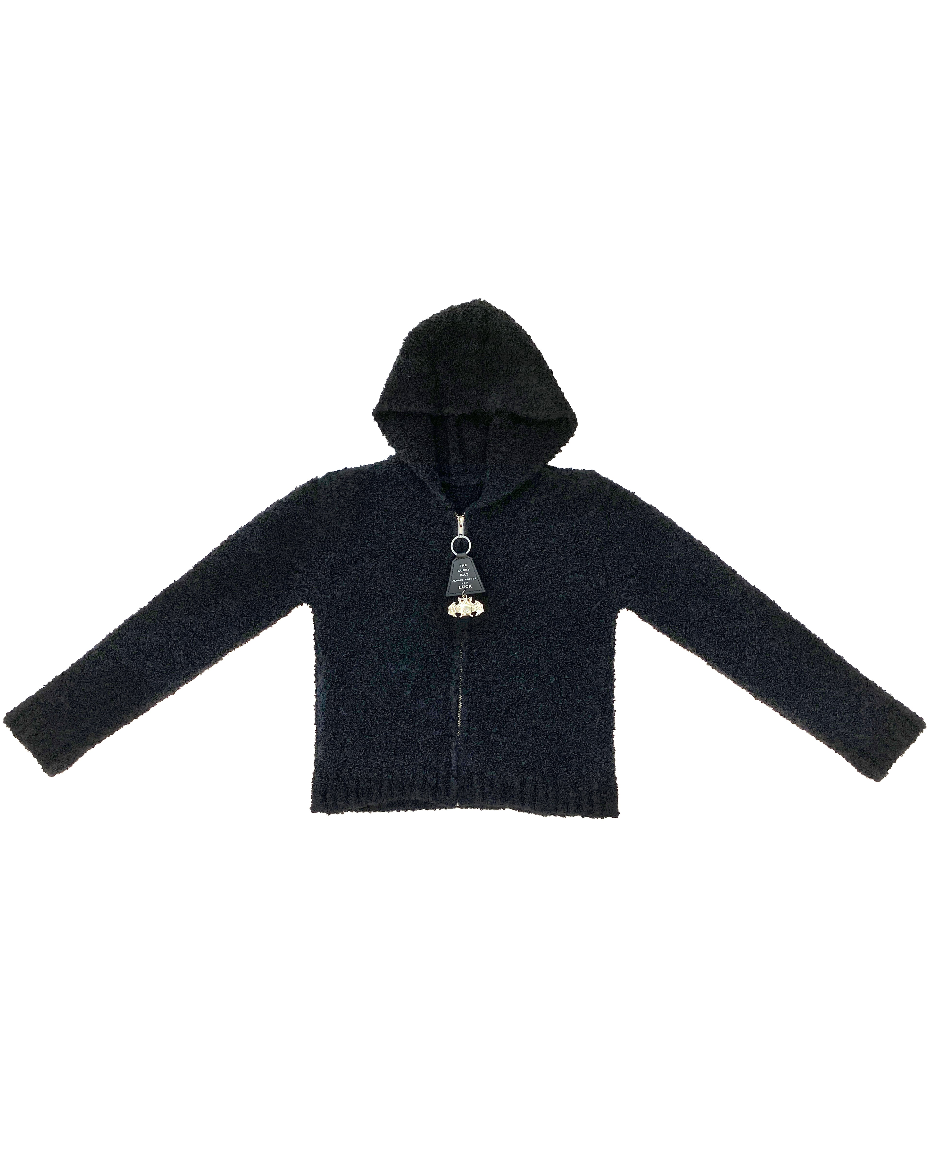 May BLACK Boucle Cardigan