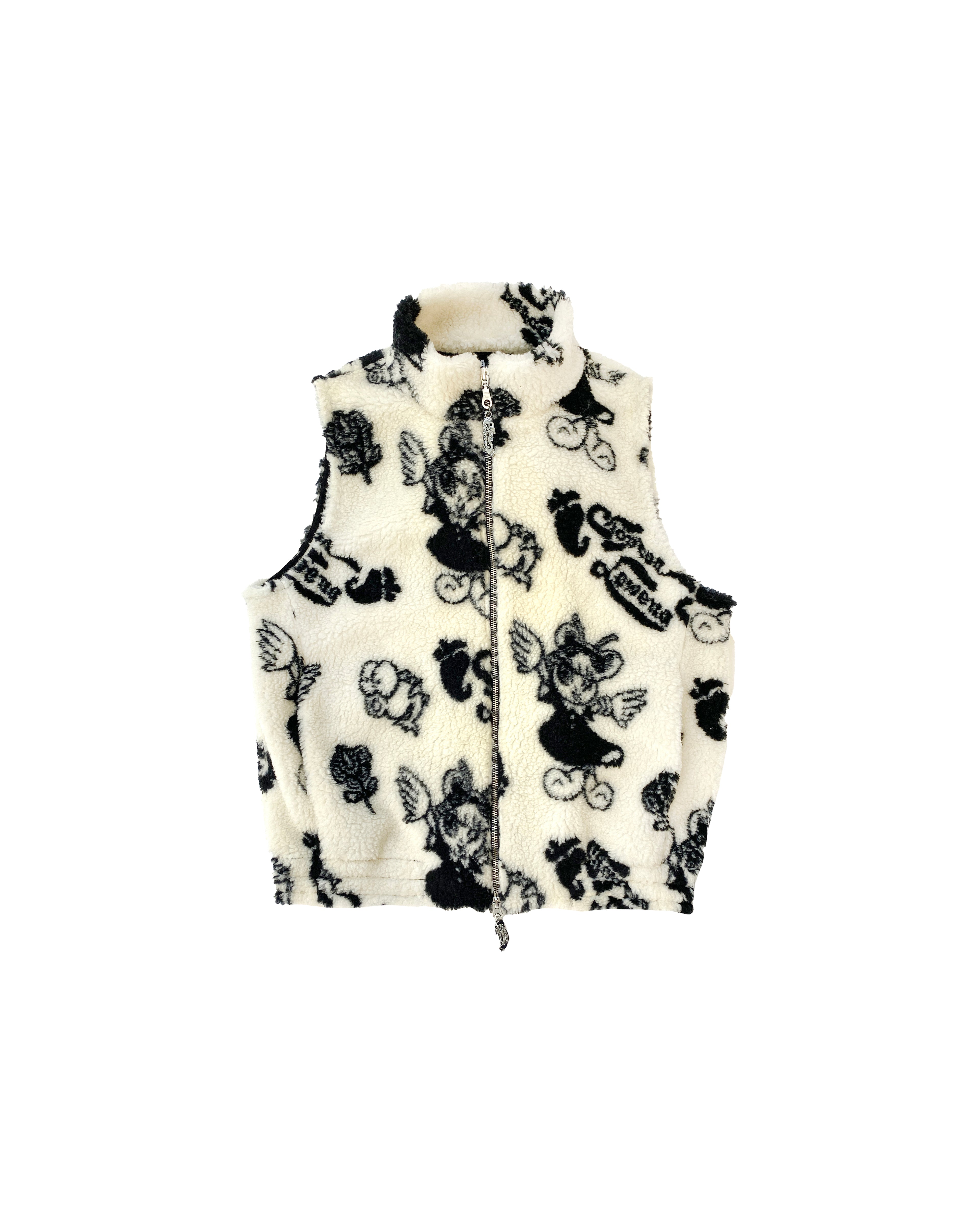 Cartoon Fleece Vest