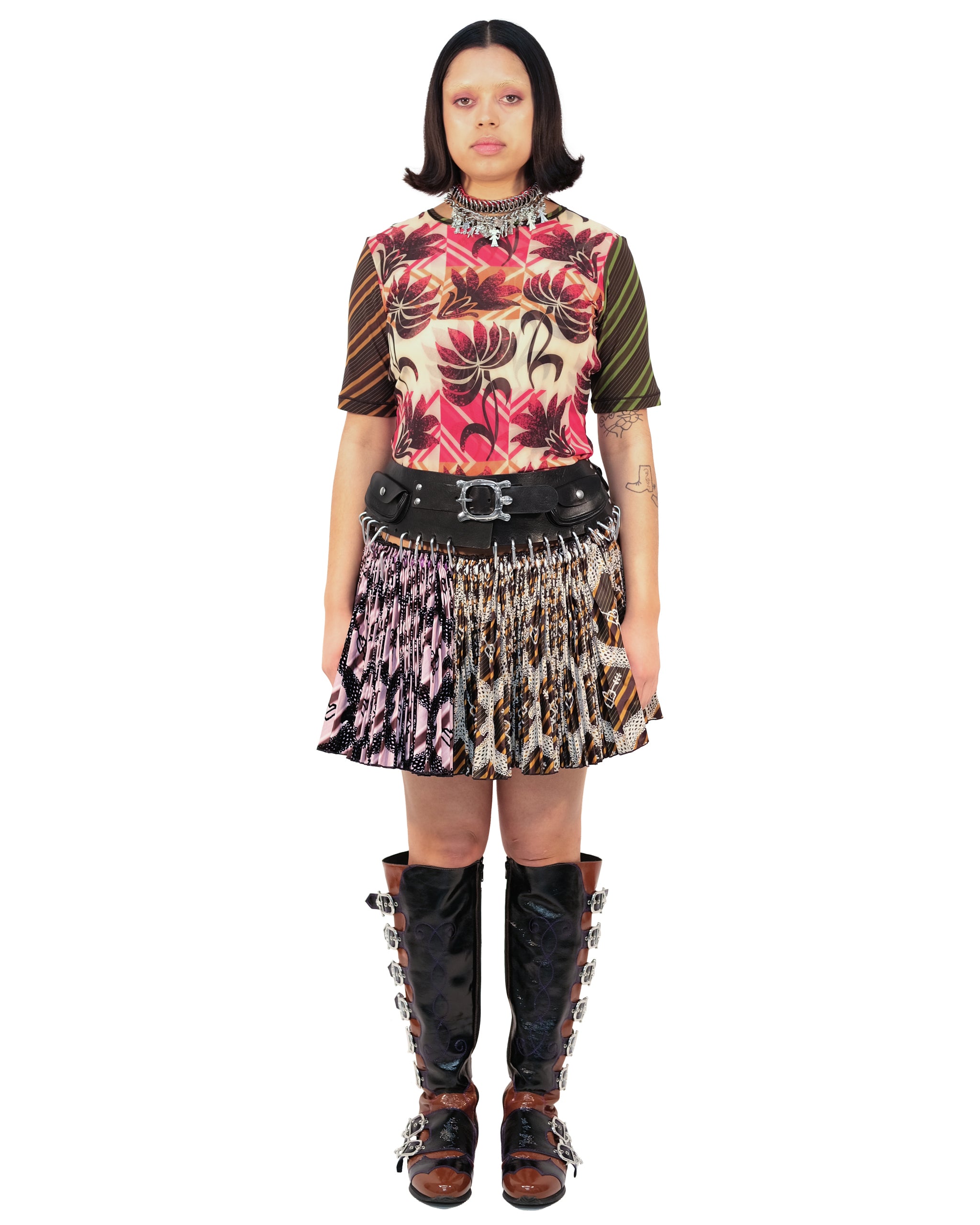 Mad Tropical Mesh Top