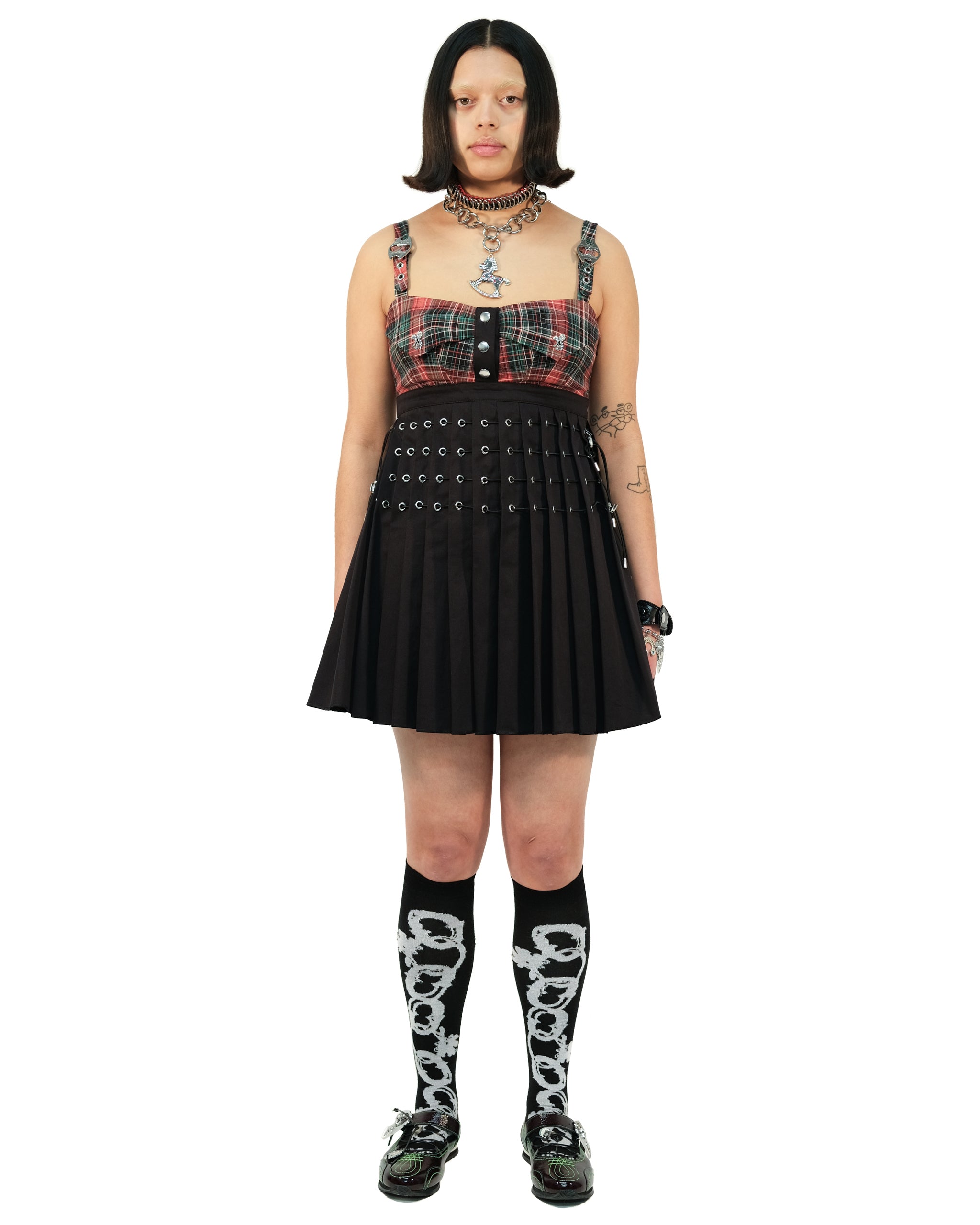 【関税込み】Chopova Lowena ミニドレス Chopova Lowena Chuck ミニドレス | ブラック | FARFETCH JP