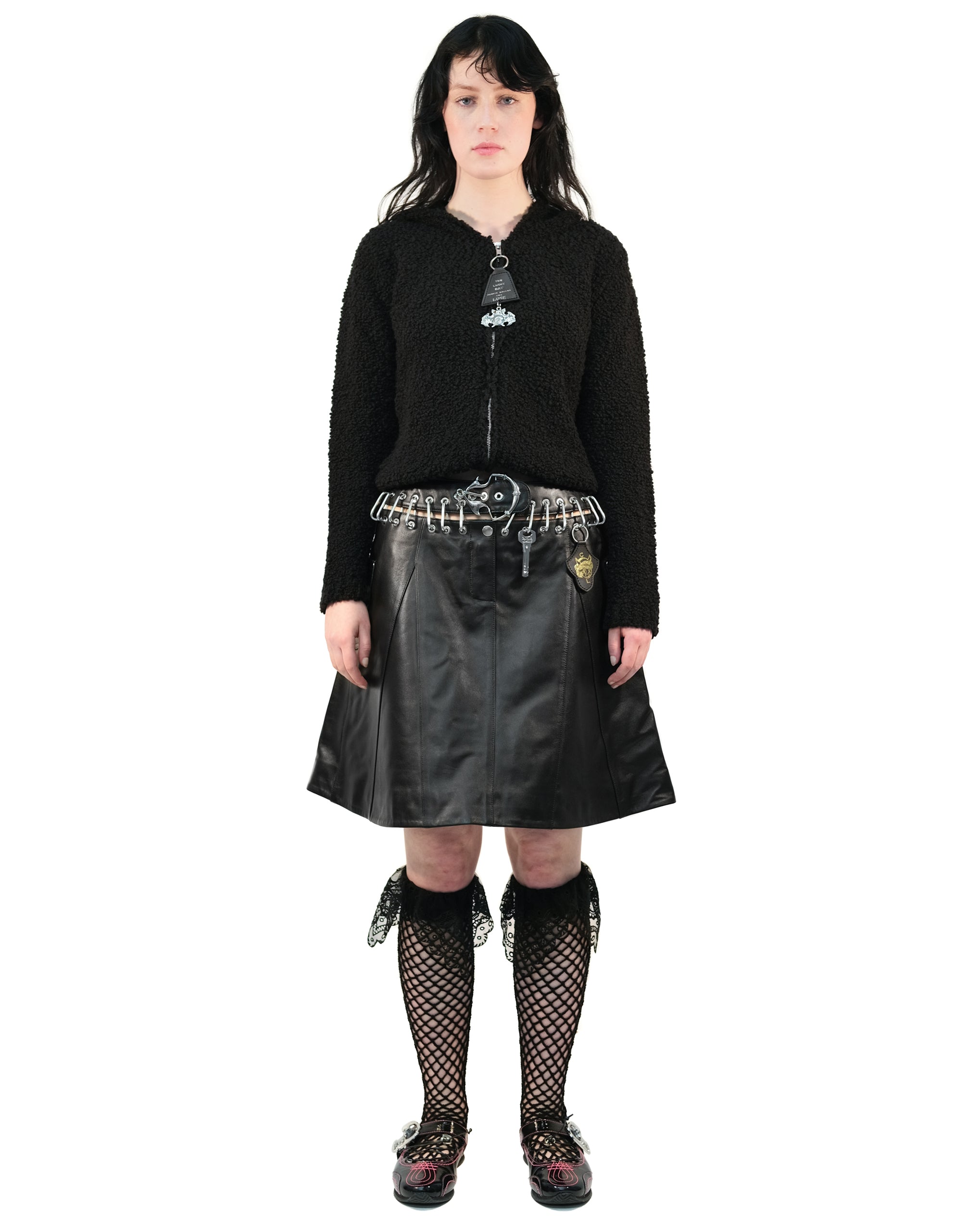 May BLACK Boucle Cardigan