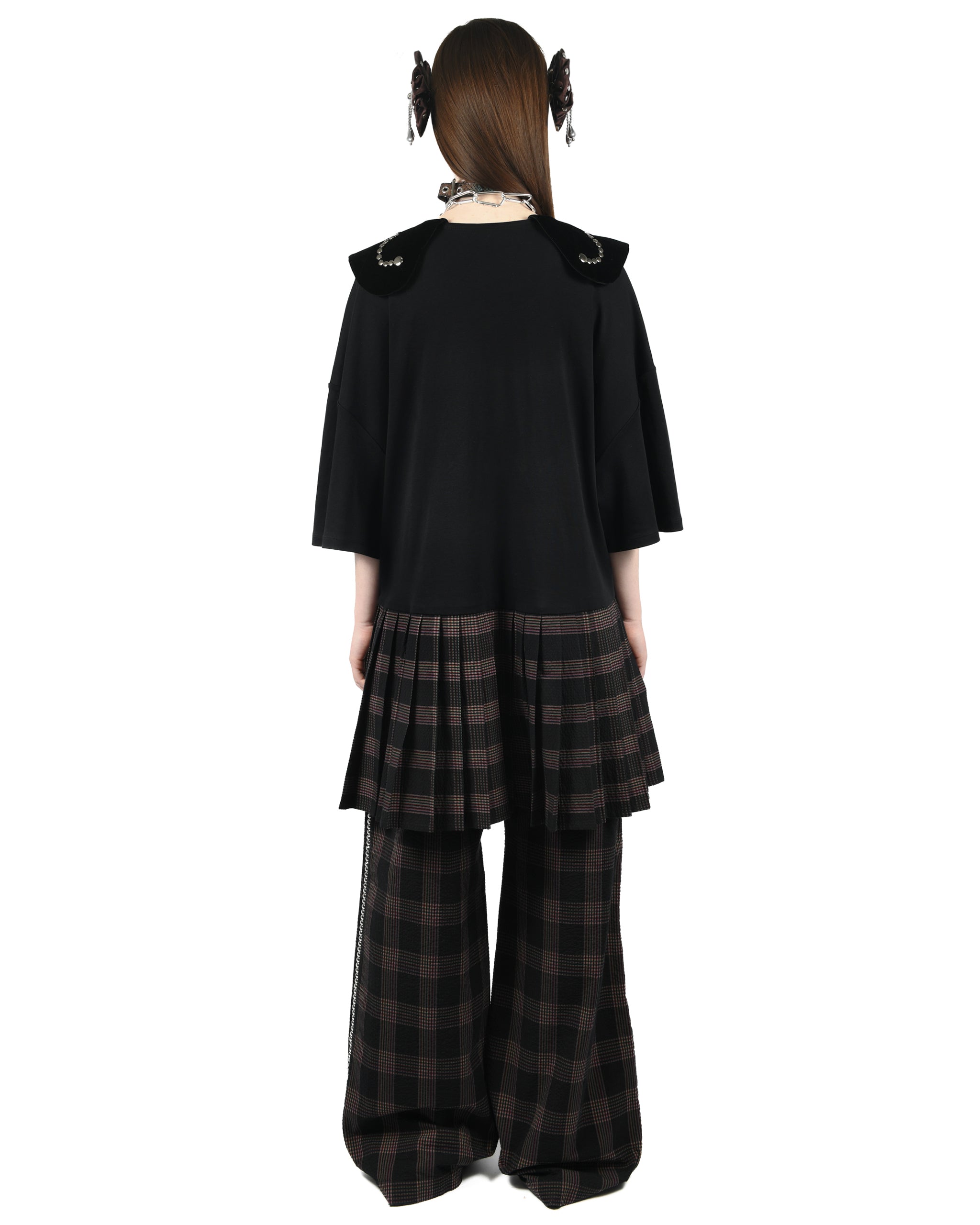 ワンピース CHOPOVA LOWENA TARTAN PLEATED MINI DRESS CHOPOVA LOWENA TARTAN PLEATED MINI DRESS