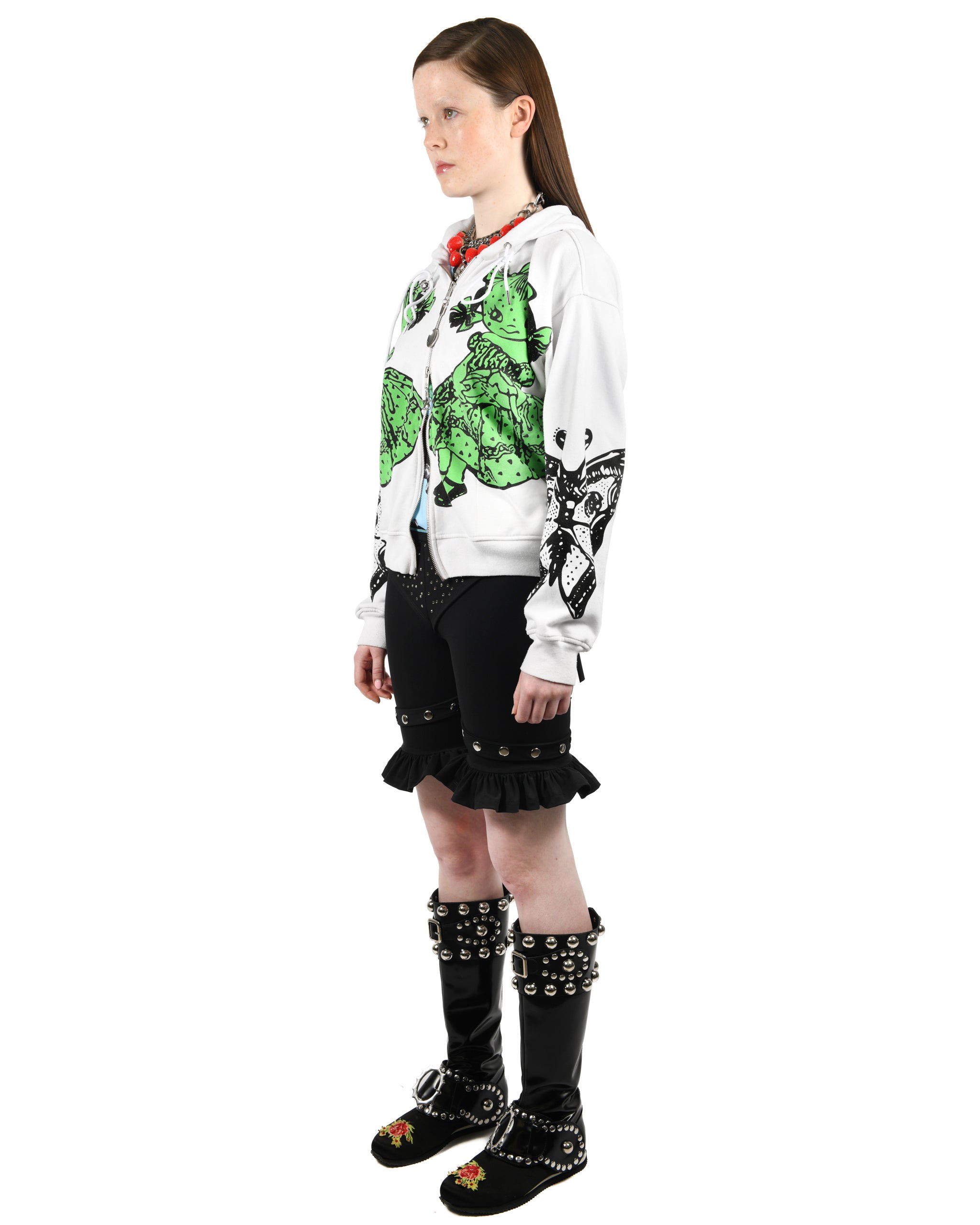 Double Dotty Zip Hoodie