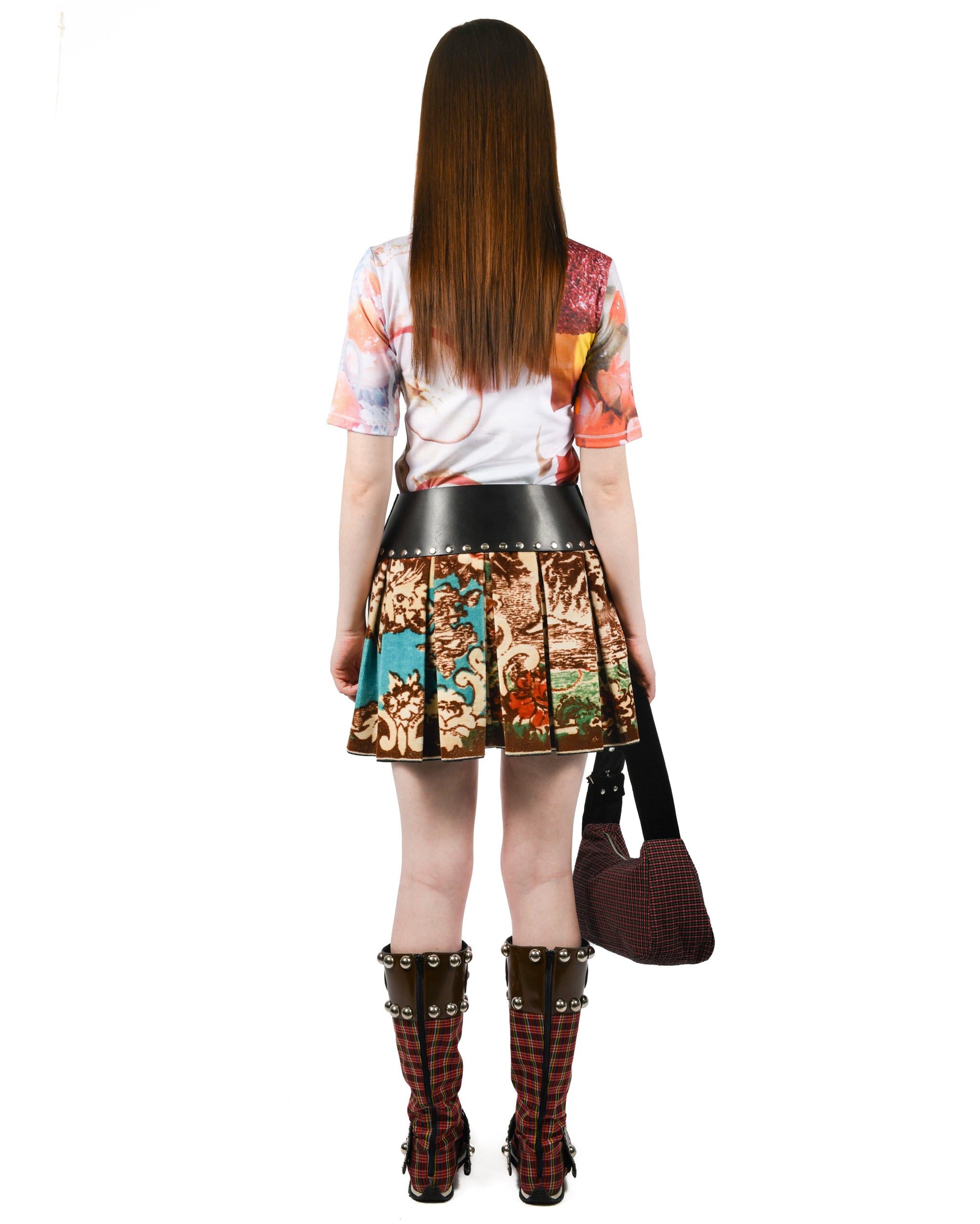 Velvet Mini Carabiner Skirt