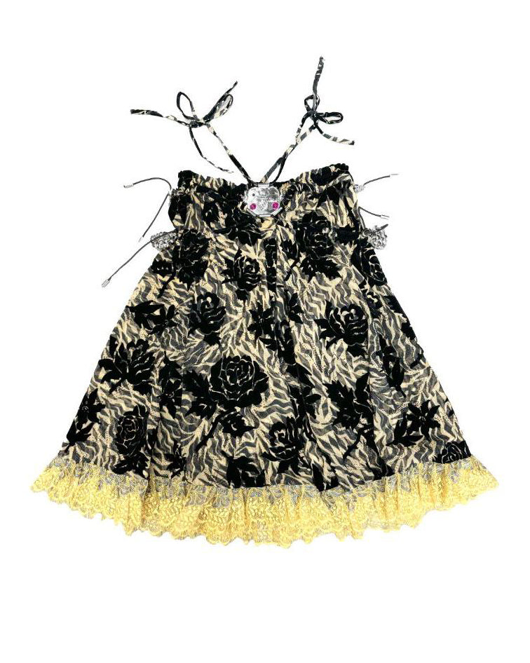 Jackie Mesh Knee Skirt