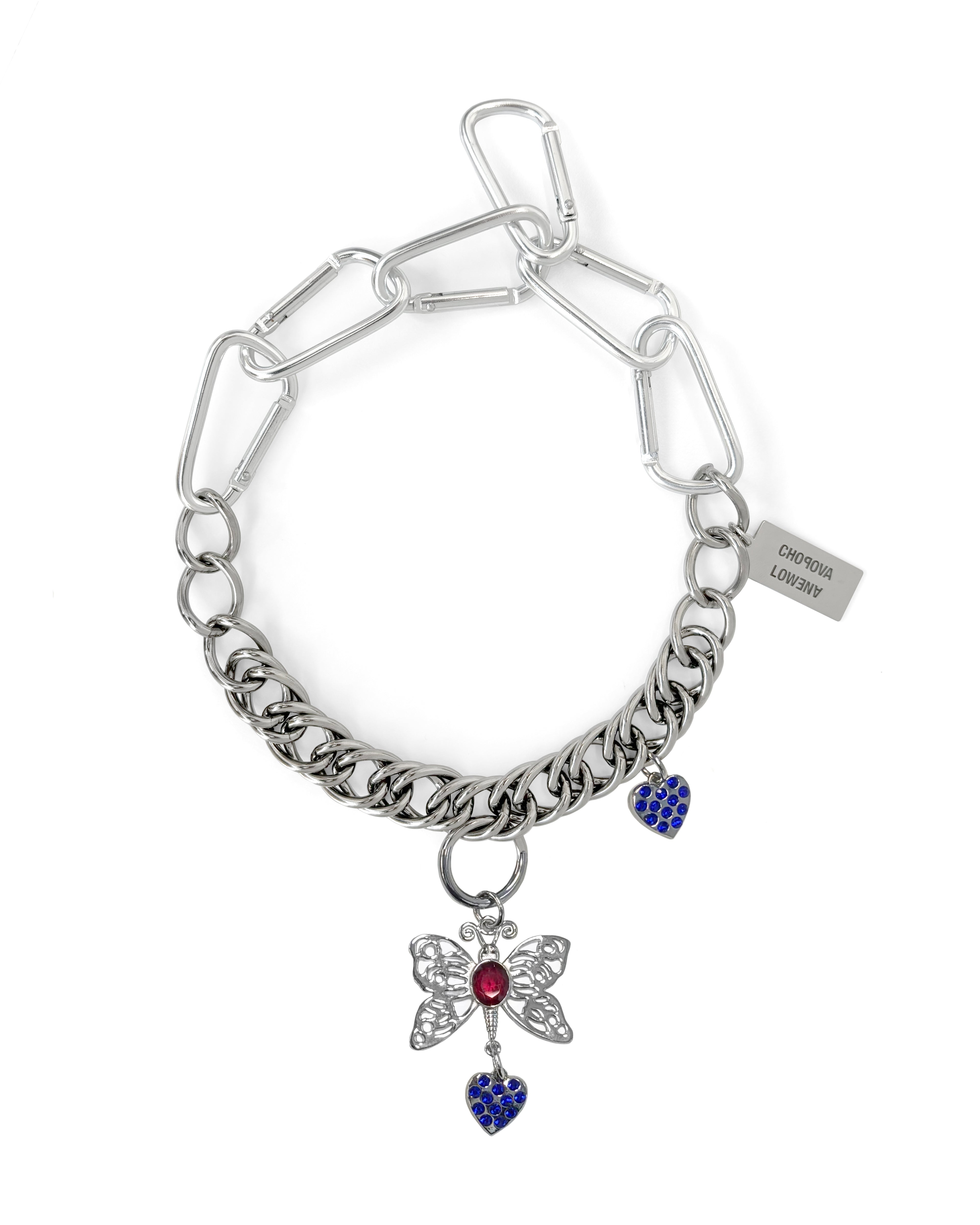 Dangle Fly Carabiner Necklace