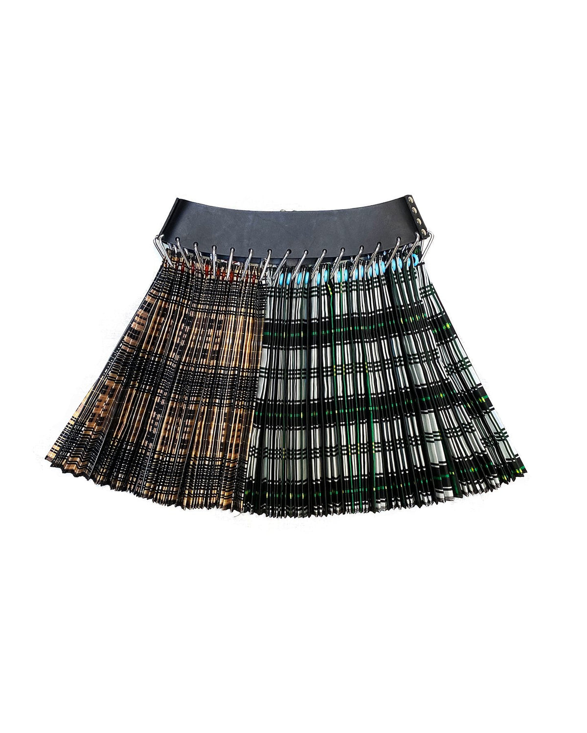 Split Plaid Mini Skirt Chopova Lowena split-plaid-mini-skirt-chopova-lowena