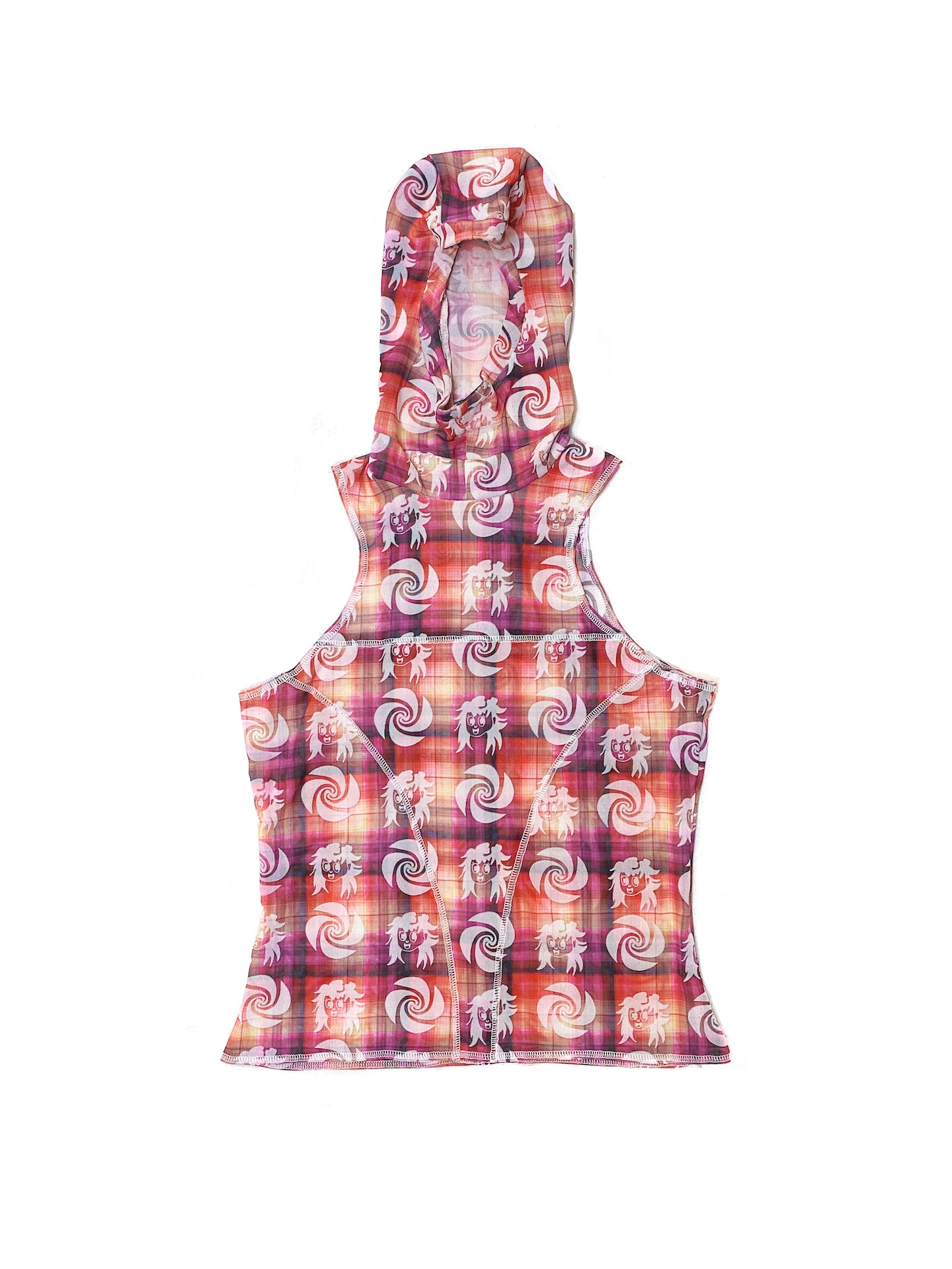 Bailey Surf Top in Flocked Girl Print