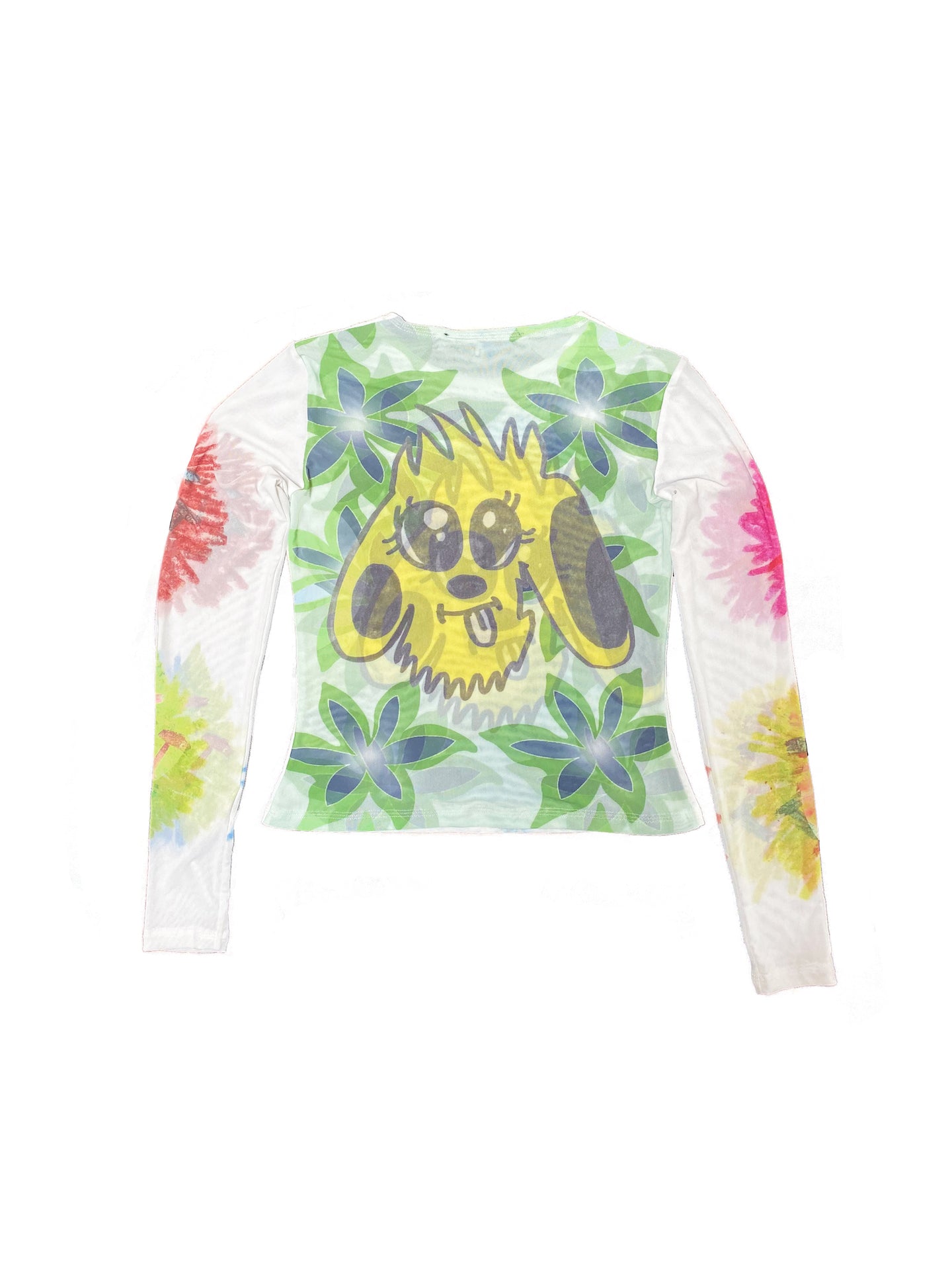 Polkadot Fish Mesh Top