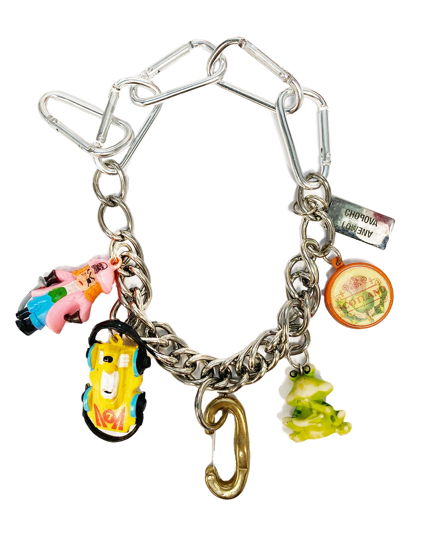 Pirate and Frog Charm Necklace