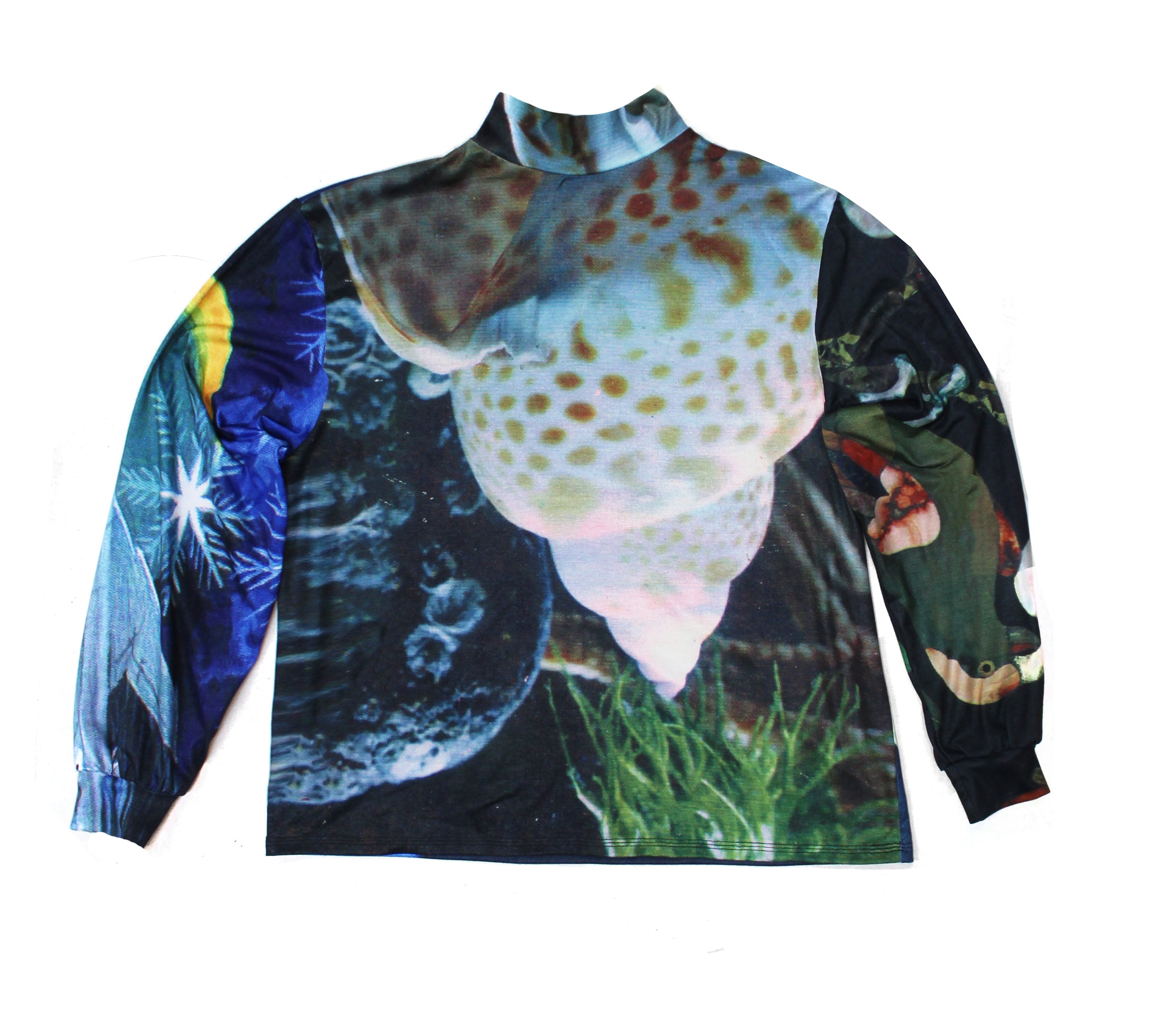 Shell Lion Head Oversized Polo Top