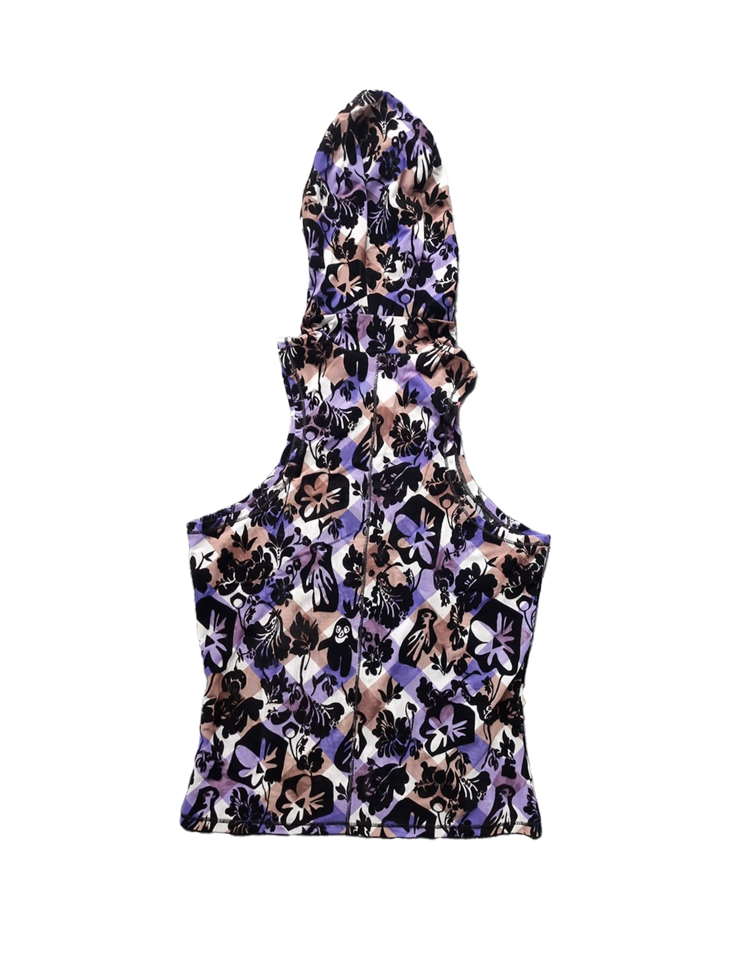 Bailey Surf Top in Flocked Wallpaper Print